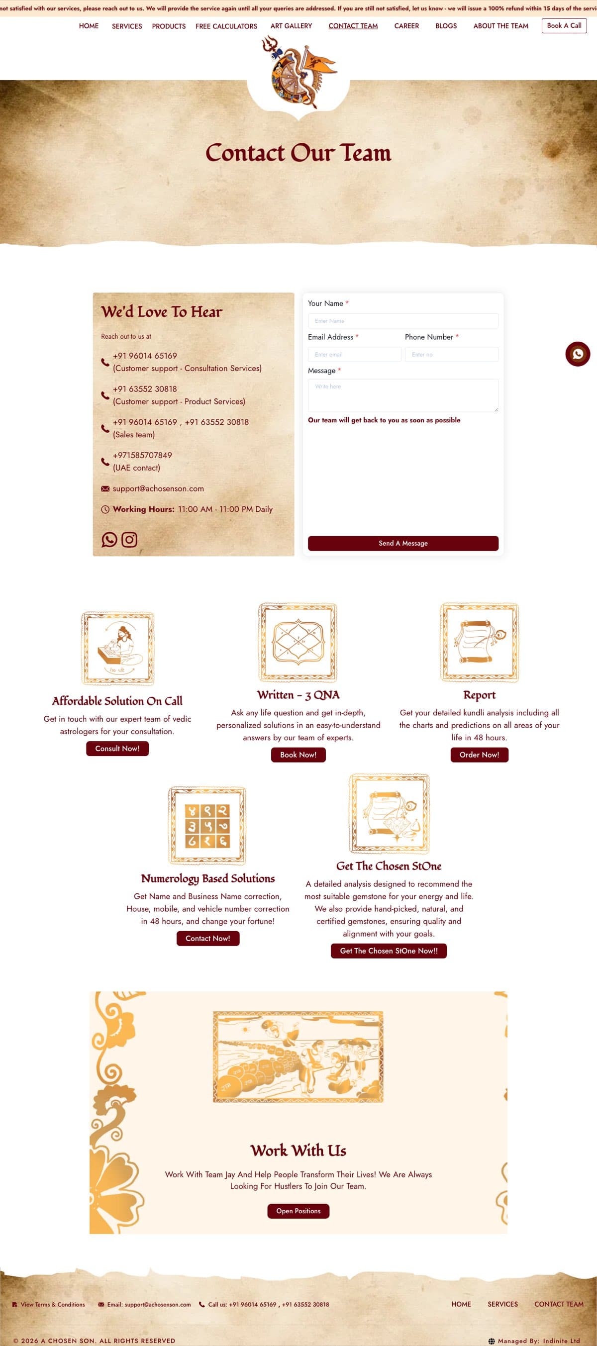Contact Page